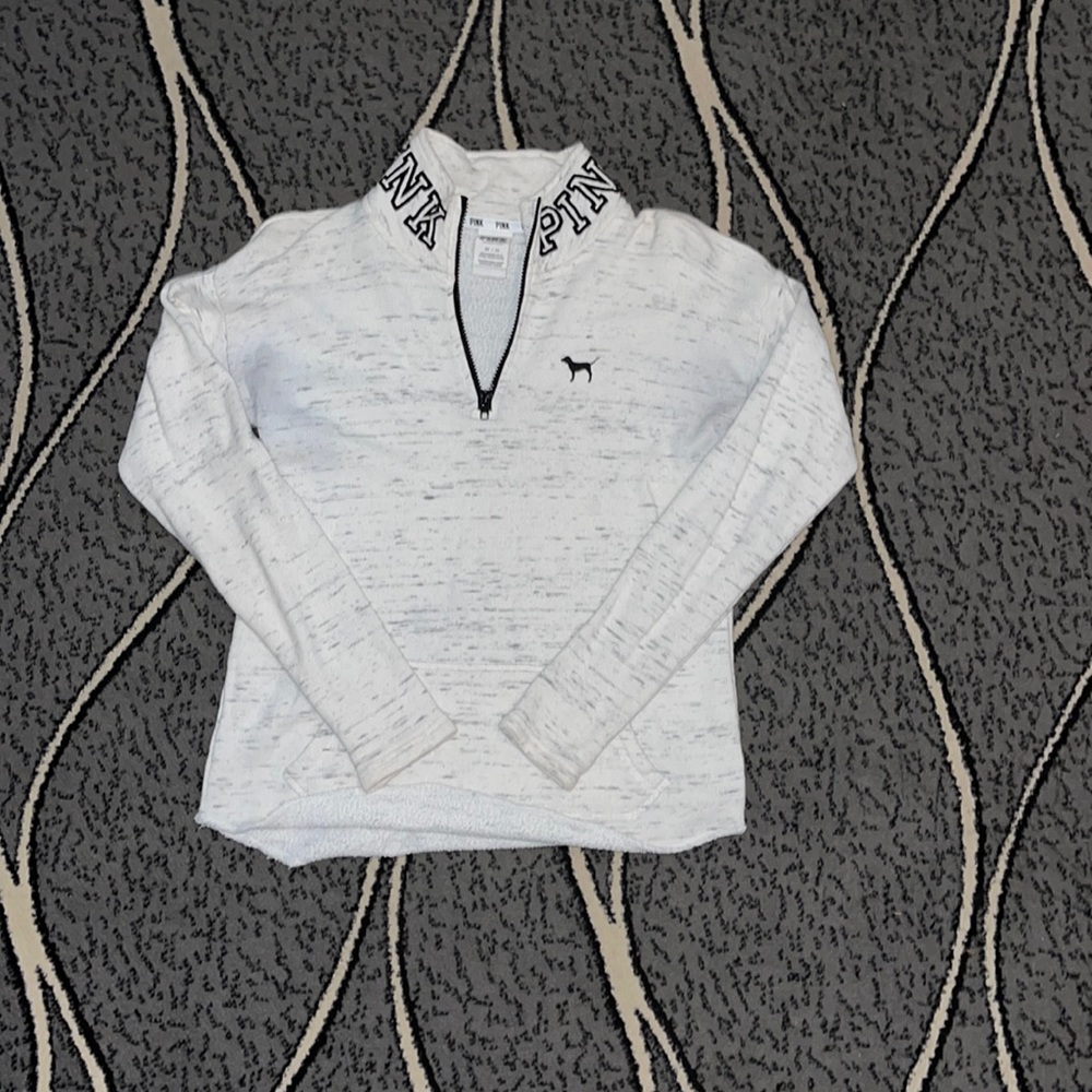 PINK Half-Zip Sweater